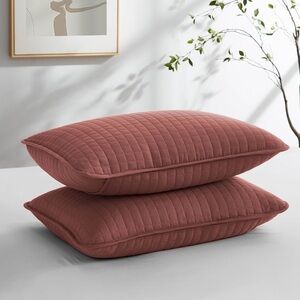 Southshore Fine Living, Inc. VILANO Springs - Pair of Quilted Pillow Sham Covers
